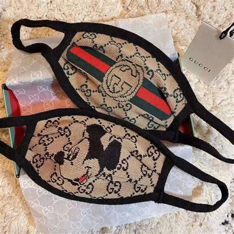 gucci disney face mask